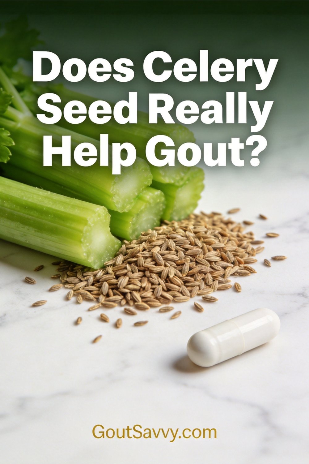 Celery seed extract and gout research