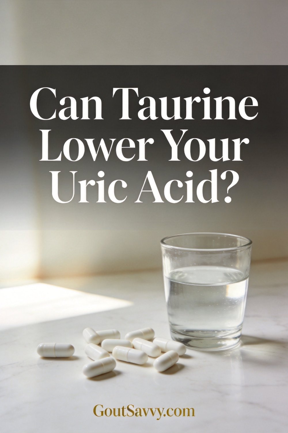 Can taurine lower your uric acid? What the research shows